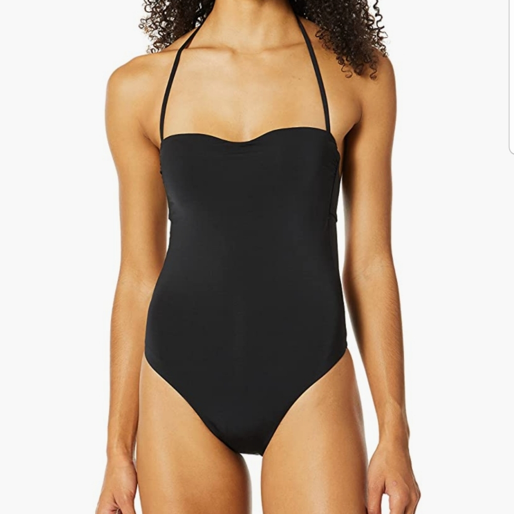 BCBGMAXAZRIA Onepiece Halter Swimsuit - Size 8